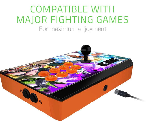 Razer Atrox Dragon Ball Fighter Z: Fully Mod-Capable - Sanwa Joystick and Buttons - Internal Storage Compartment - Tournament Arcade Stick for Xbox One