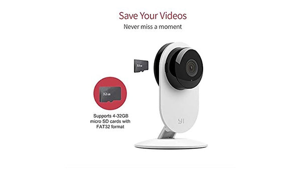 YI 4pc Home Camera, 1080p Wi-Fi IP Security Surveillance Smart System with 24/7 Emergency Response, Night Vision, Baby Monitor on iOS, Android App - Cloud Service Available
