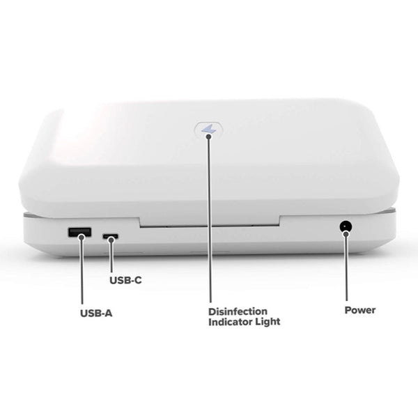 PhoneSoap 3 UV Smartphone Sanitizer & Universal Charger | Patented & Clinically Proven UV Light Disinfector