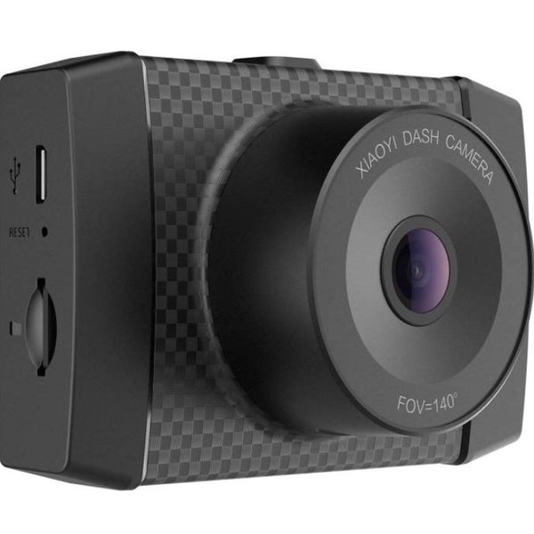 YI 2.7K Ultra Dash Cam with 2.7" LCD Screen, 140° Wide Angle Lens, Mobile APP, Dual-Core Processor, Voice Control, MEMS 3-axis G-Sensor, and Night Vision (Micro SD Card and Car Charger Included)