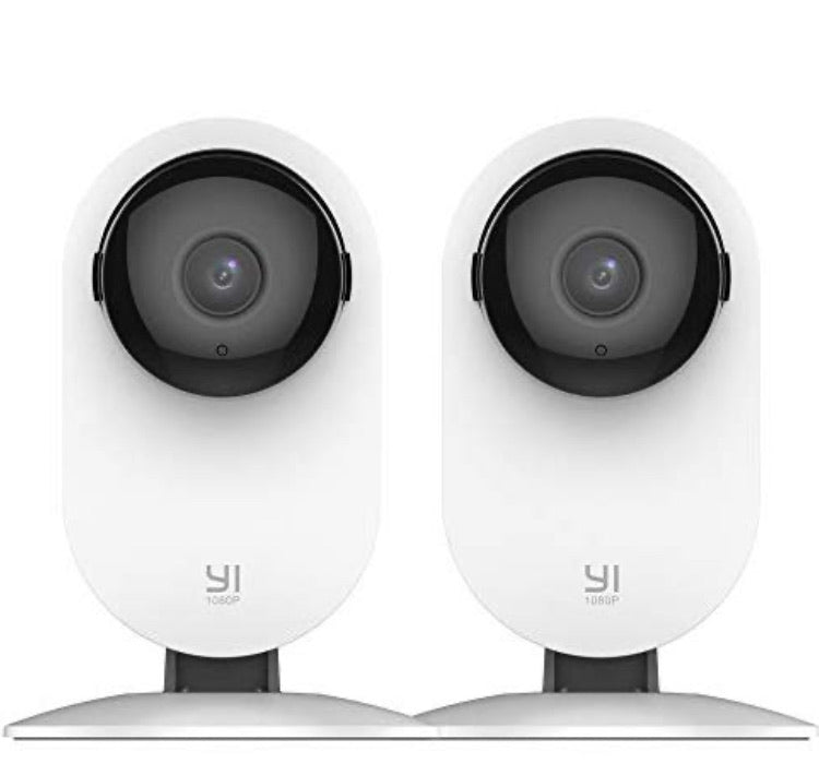 YI 2pc Home Camera, 1080p WiFi IP Security Surveillance System