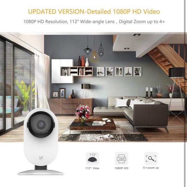 YI 2pc Home Camera, 1080p WiFi IP Security Surveillance System